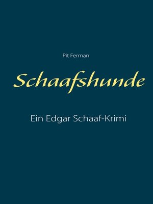 cover image of Schaafshunde